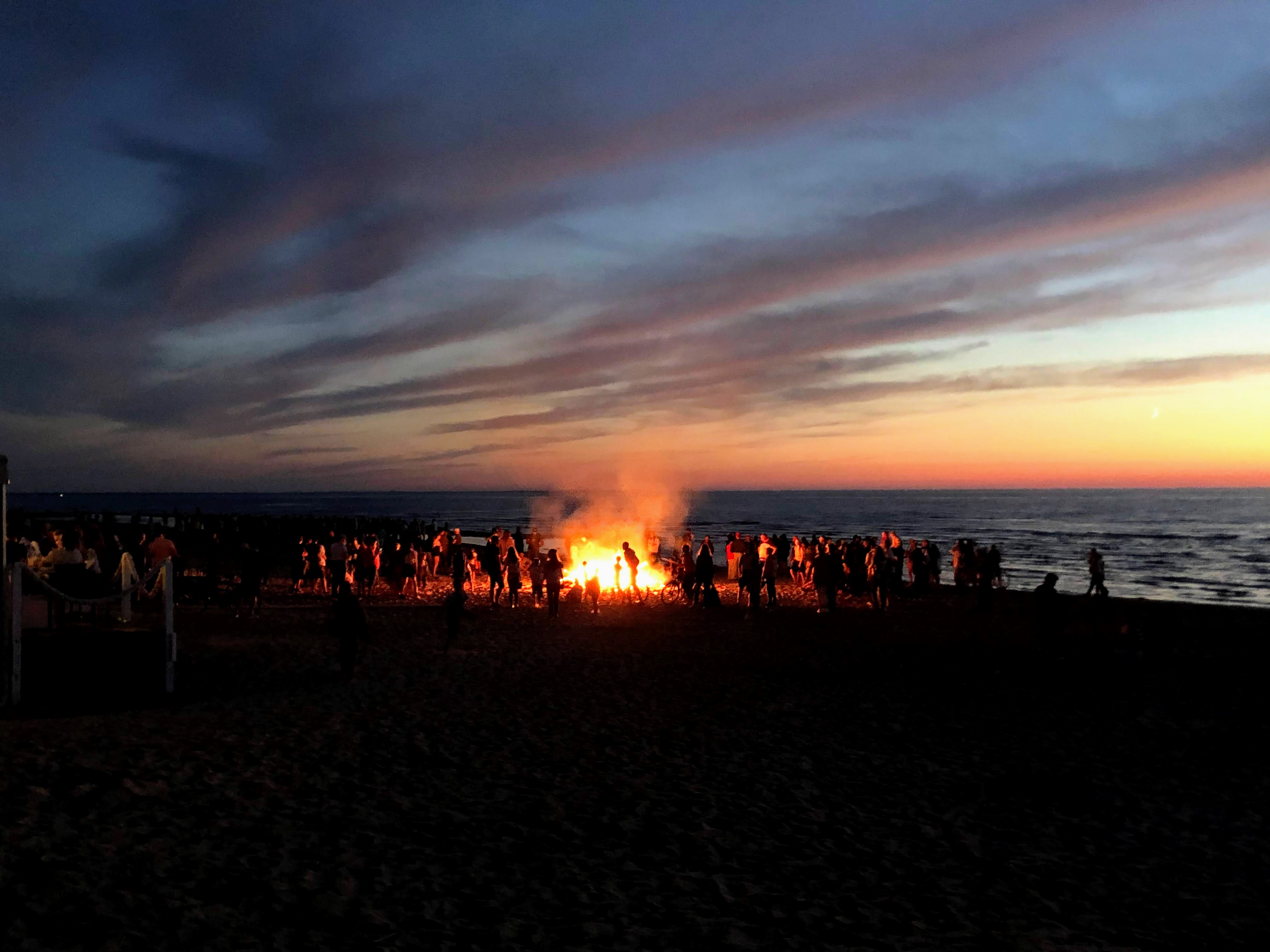 Celebrating Jāņi at midnight