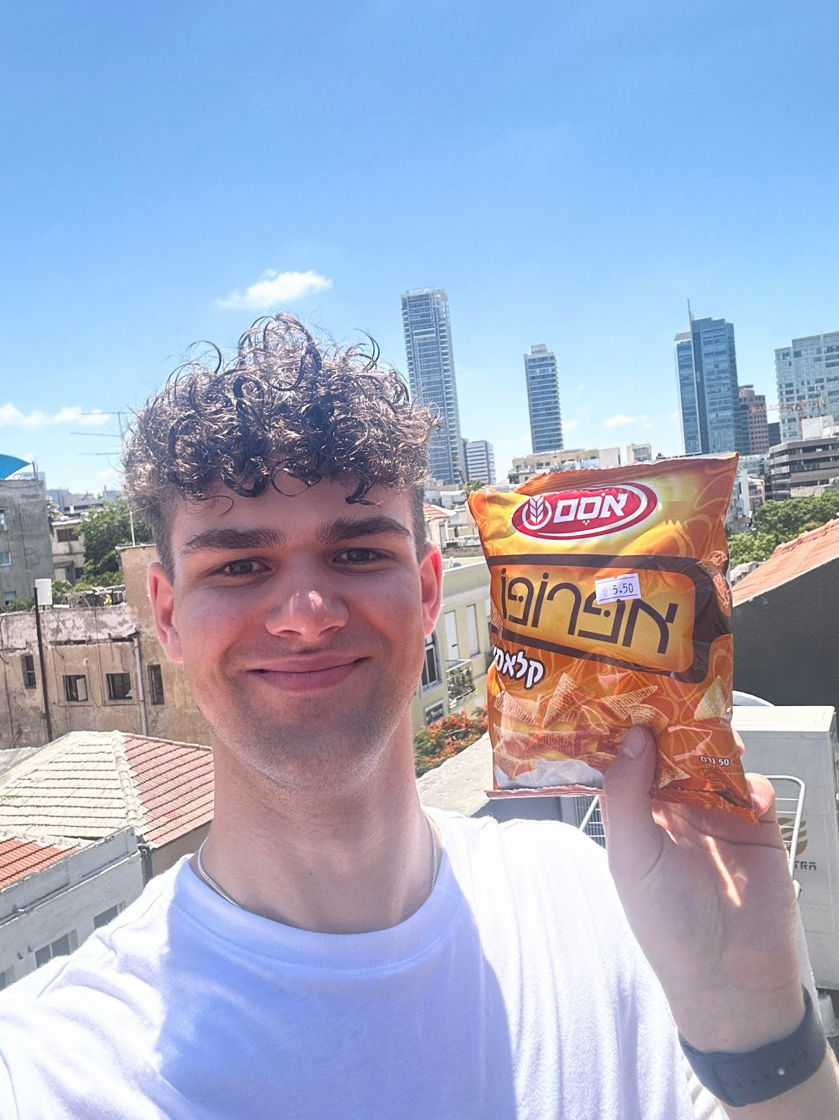 First day in Tel Aviv being excited about Apropo chips